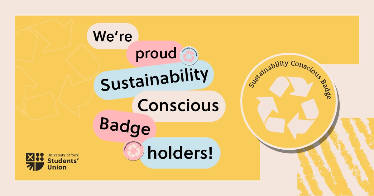 We are now Sustainability Conscious Badge Holders!