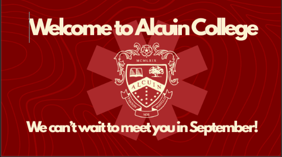 Congratulations on your A-level results and welcome to Alcuin!